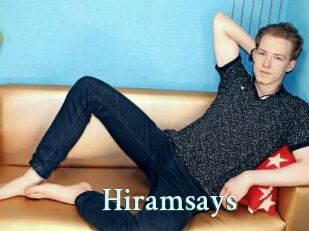 Hiramsays